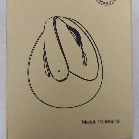 TECKNET Vertical Wireless Mouse, Ergonomic Mouse for Small Hands, 4800DPI, 5 Adj - Picture 4 of 9